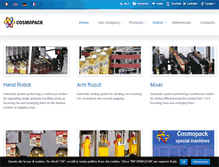 Tablet Screenshot of cosmopack.it